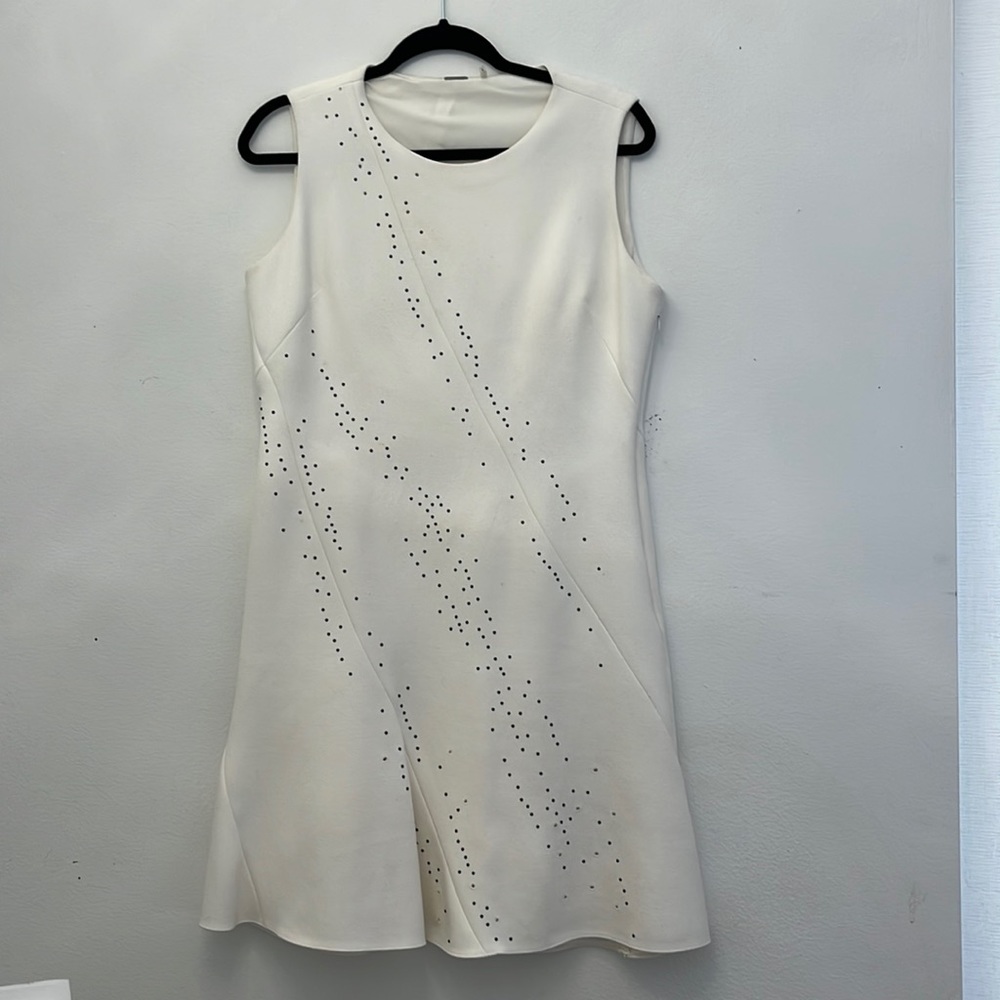 Elie Tahiti Dress with gun metal appliqué dot studs